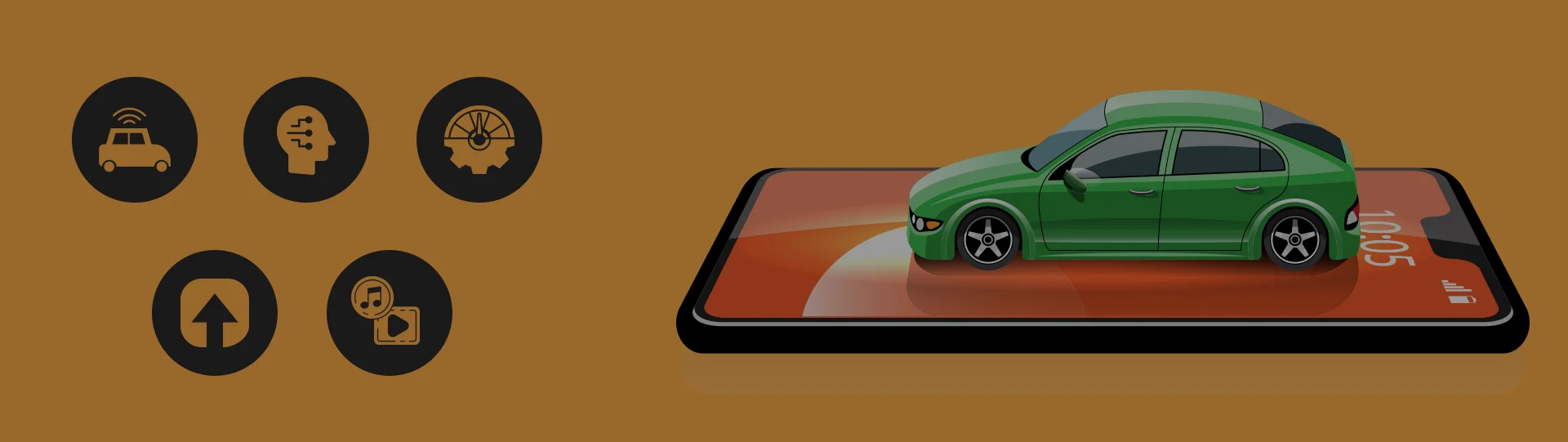 How is the mobile app development process shaping the automotive industry?