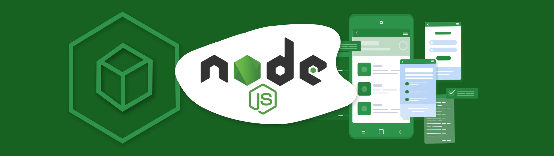 How node js can be used in single page applications