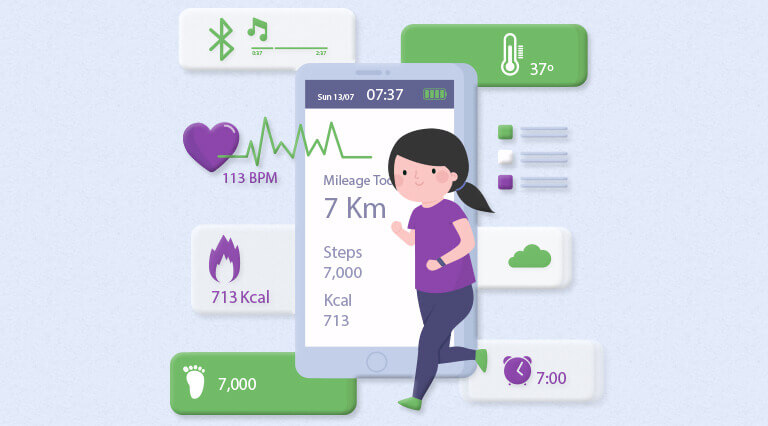 Health tracking app